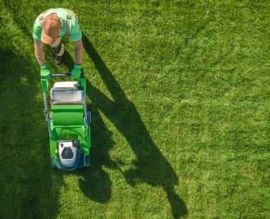 Mowing a strata lawn